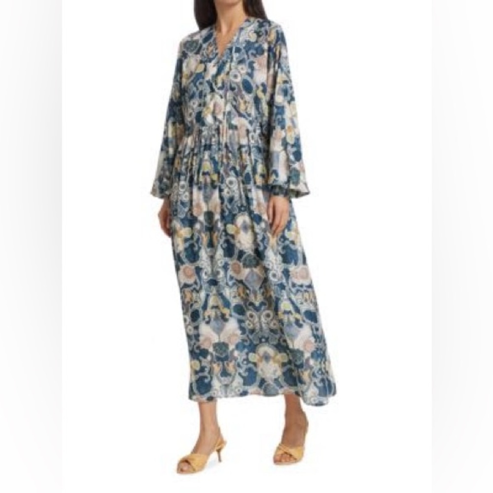 NWT See by Chloe blue multi maxi dress size 8